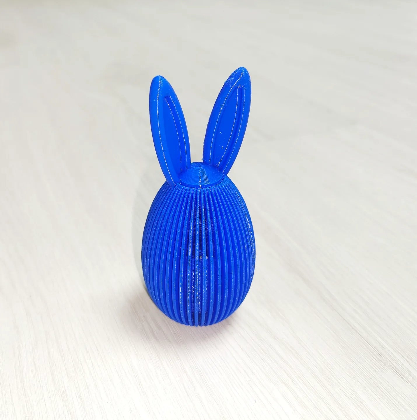 Bunny Egg - 3D Printed Bunny - Cute Spring Bunny - Bunny Ear Sculpture - Minimalist Easter Decor - Easter Ornament - Japandi Easter Egg