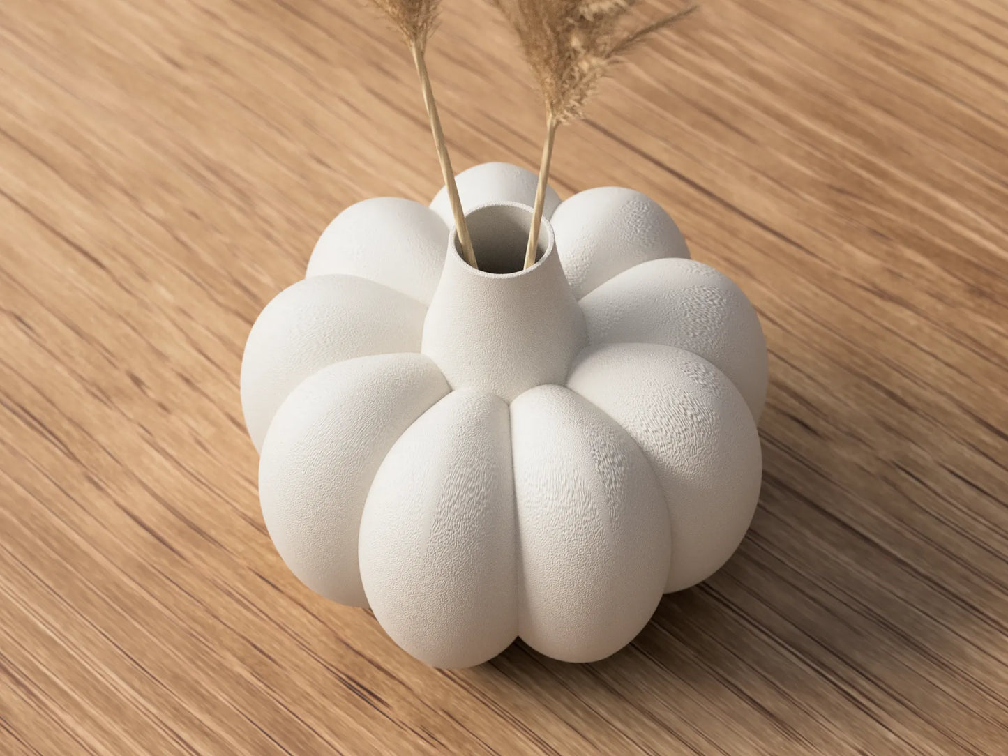 3D Printed Pumpkin Vase- Minimalist Home Decor - Modern Table Decor - Minimalist Autumn Display - Pumpkin Flower Pot - 3D Pumpkin Decor
