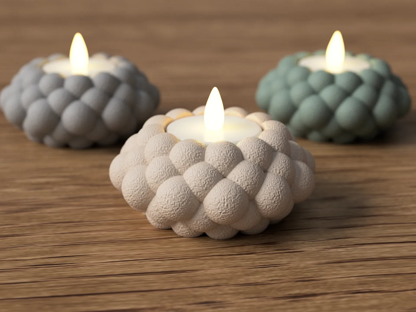 Bubble Tealight Holder - 3D Printed Candle Holder - Cozy Lighting Accent - Minimalist Bubble Decor - Modern Tealight Holder - Unique Gift