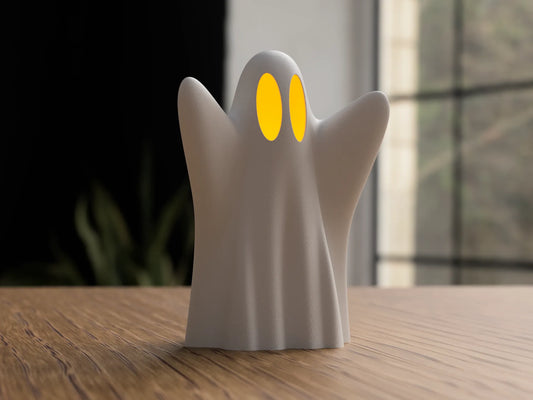 Halloween Ghost - Cute Ghost Print - Halloween Table Accent - 3D Printed Ghost - Ghost Figurine - Ghost Ornament - Halloween Home Decor