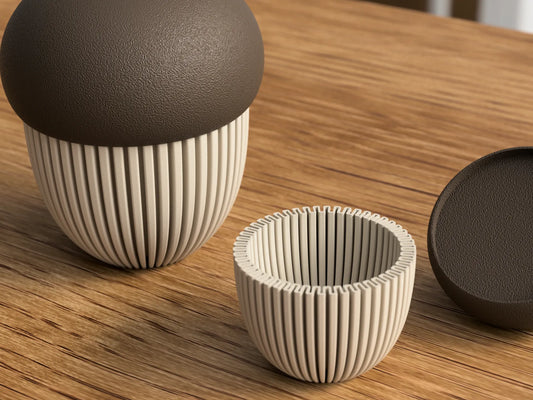 Acorn container - 3D Printed Acorn - Gift for Fall - Minimalist Jewelry Box - Farmhouse Decor - Autumn Table Accent -Boho Decor -Table Decor