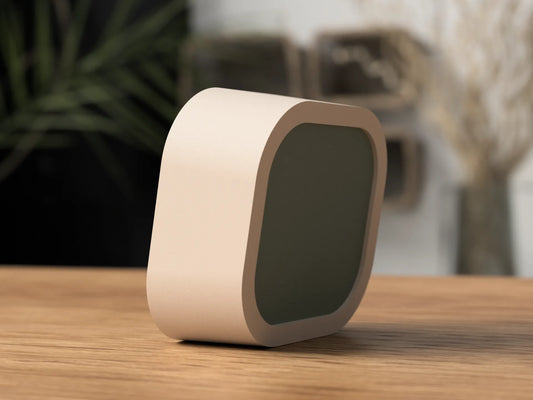 3D printed Wavy Clock - Sleek Modern Minimalist Clock - Timeless Elegance - Living Room Decor - Gift for her - Perfect For Office Desk