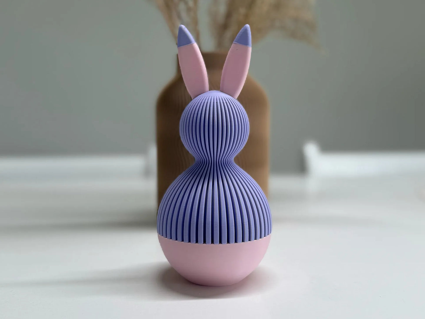 Bunny Storage Container - Minimalist Easter Bunny Container - 3D Printed Jar- Modern Easter Decor- Elegant & Japandi Style- Spring Bunny Jar